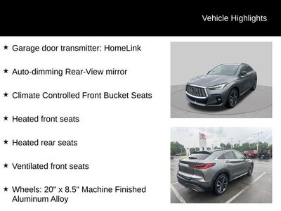 2023 INFINITI QX55 SENSORY