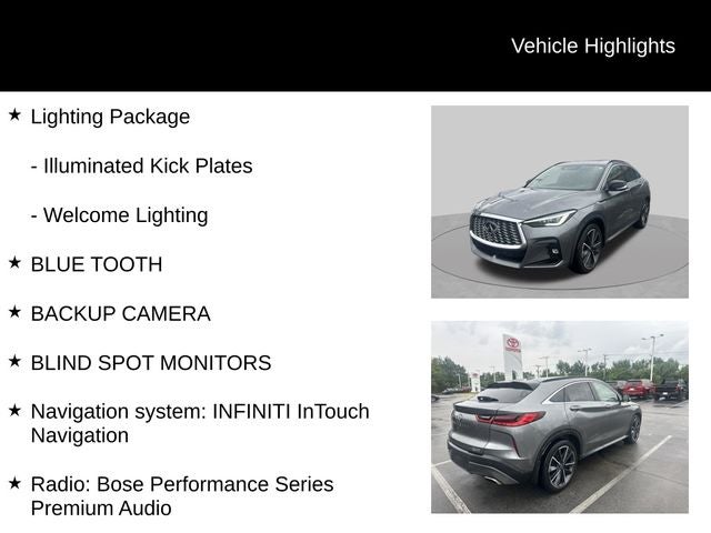 2023 INFINITI QX55 SENSORY