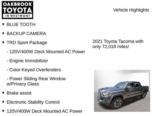 2021 Toyota Tacoma TRD Sport V6