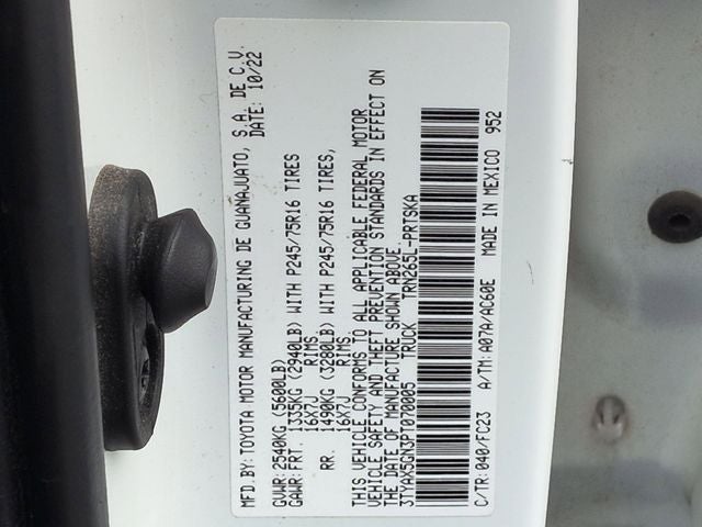 2023 Toyota TACOMA SR5 SR5