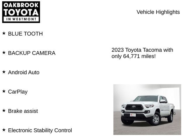 2023 Toyota TACOMA SR5 SR5