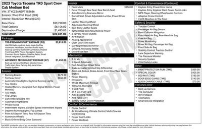 2023 Toyota Tacoma TRD Sport V6