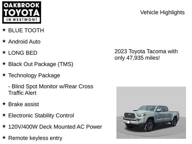 2023 Toyota Tacoma TRD Sport V6