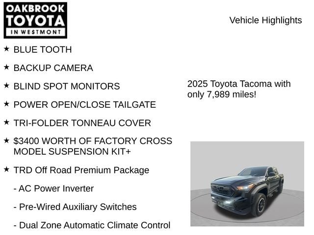 2025 Toyota Tacoma i-FORCE MAX TRD Off Road