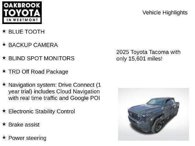 2025 Toyota Tacoma i-FORCE MAX TRD Off Road