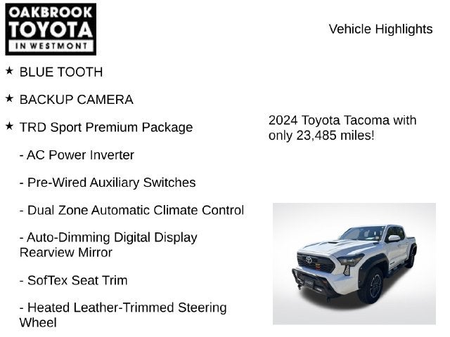 2024 Toyota Tacoma i-FORCE MAX TRD Sport