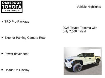 2025 Toyota TACOMA TRD PRO TRD Pro