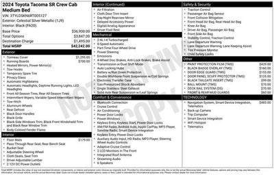 2024 Toyota TACOMA SR SR