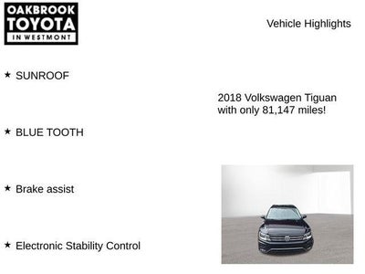 2018 Volkswagen Tiguan 2.0T S