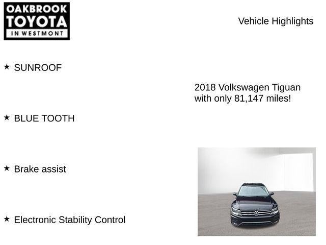 2018 Volkswagen Tiguan 2.0T S