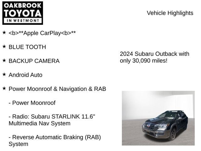 2024 Subaru Outback Wilderness