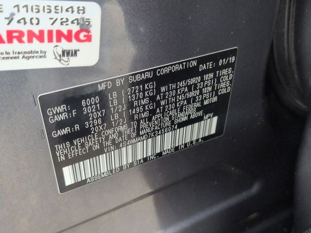 2019 Subaru Ascent Limited