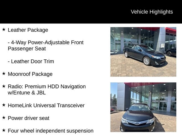 2012 Toyota CAMRY XLE