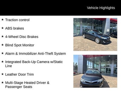 2012 Toyota CAMRY XLE