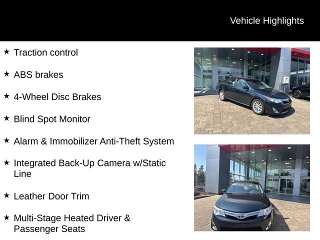 2012 Toyota CAMRY XLE