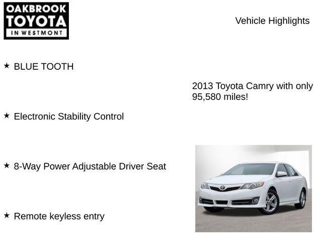 2013 Toyota CAMRY SE