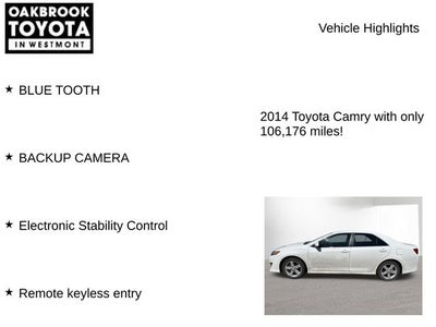 2014 Toyota CAMRY SE 2014.5
