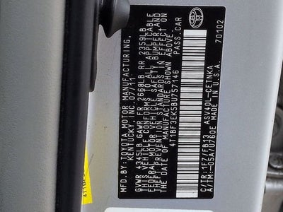 2011 Toyota CAMRY LE