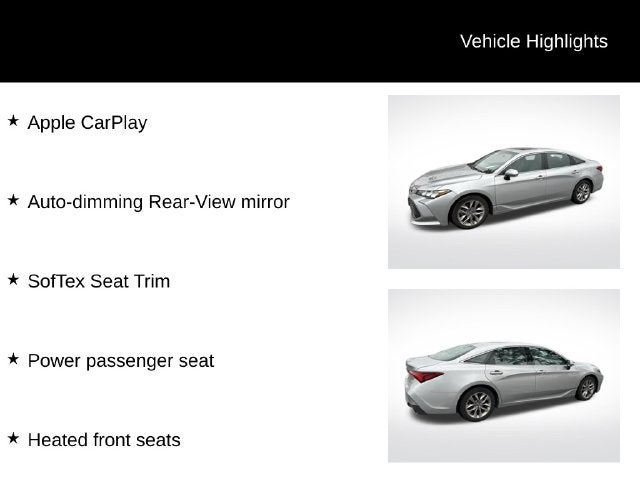 2019 Toyota Avalon XLE