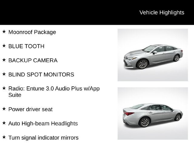 2019 Toyota Avalon XLE