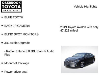 2019 Toyota Avalon XLE