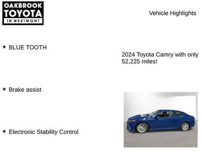 2024 Toyota CAMRY LE