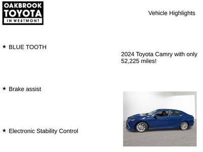2024 Toyota CAMRY LE