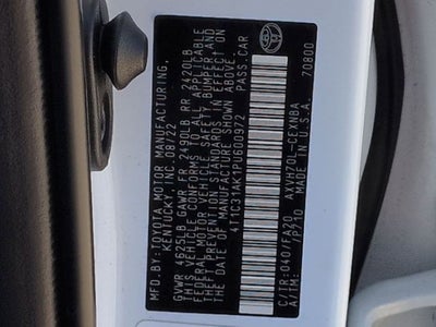 2023 Toyota CAMRY LE