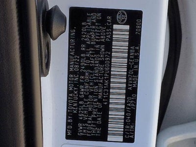 2023 Toyota CAMRY LE