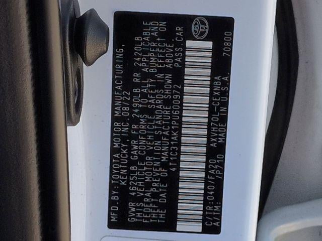 2023 Toyota CAMRY LE