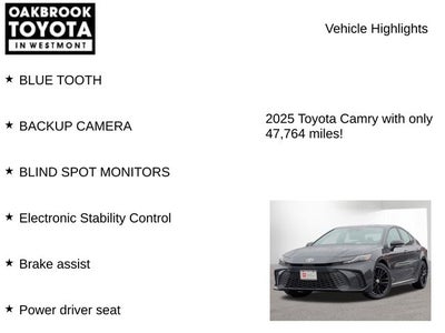 2025 Toyota CAMRY SE