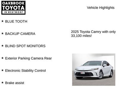 2025 Toyota CAMRY LE