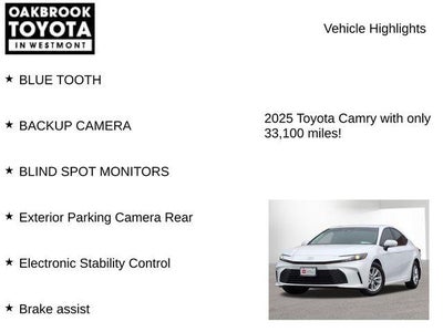 2025 Toyota CAMRY LE