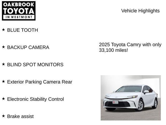2025 Toyota CAMRY LE