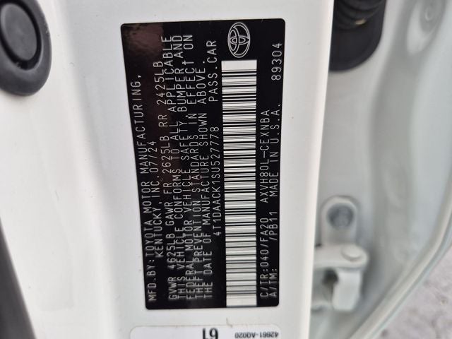 2025 Toyota Camry LE