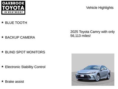 2025 Toyota Camry LE