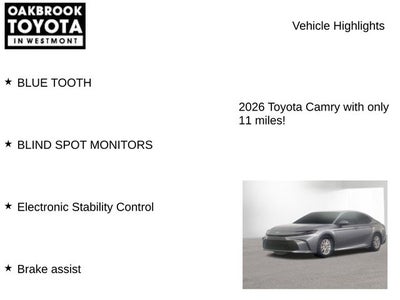 2026 Toyota Camry LE
