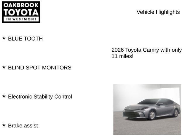 2026 Toyota Camry LE