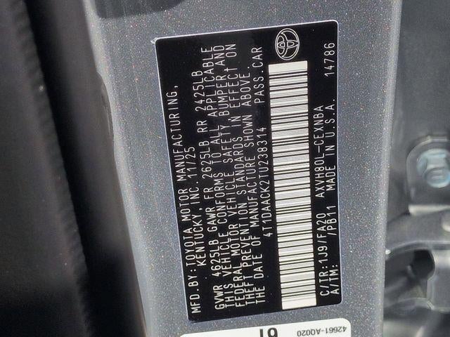 2026 Toyota CAMRY LE