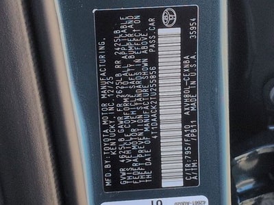 2026 Toyota CAMRY LE