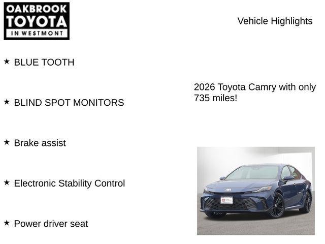 2026 Toyota CAMRY SE