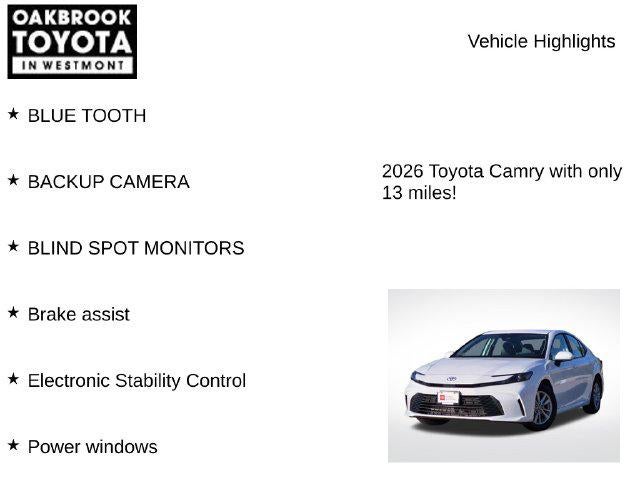 2026 Toyota Camry LE