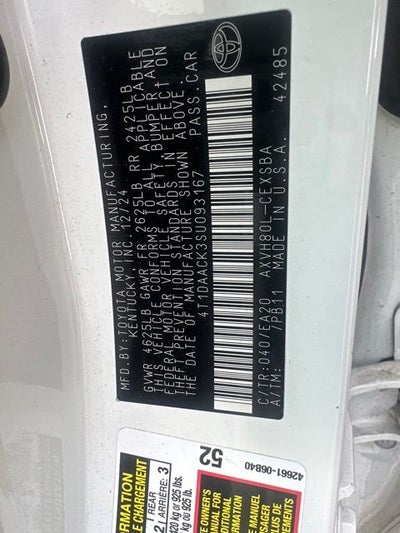 2025 Toyota Camry SE