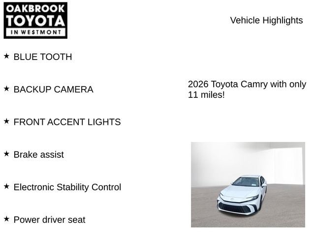2026 Toyota Camry SE