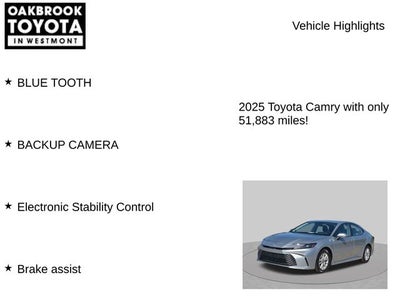 2025 Toyota Camry LE