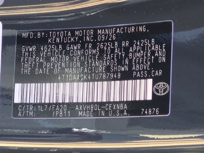 2026 Toyota Camry LE