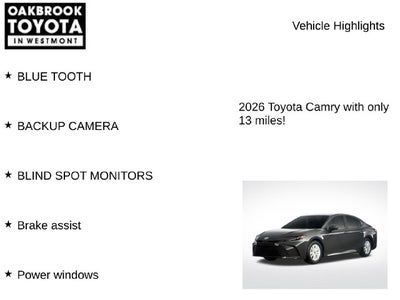 2026 Toyota Camry LE