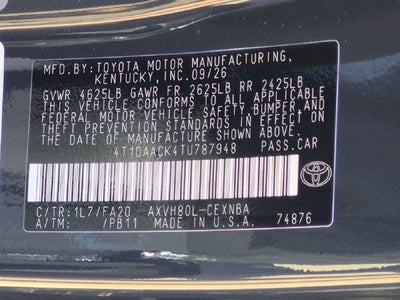2026 Toyota Camry LE
