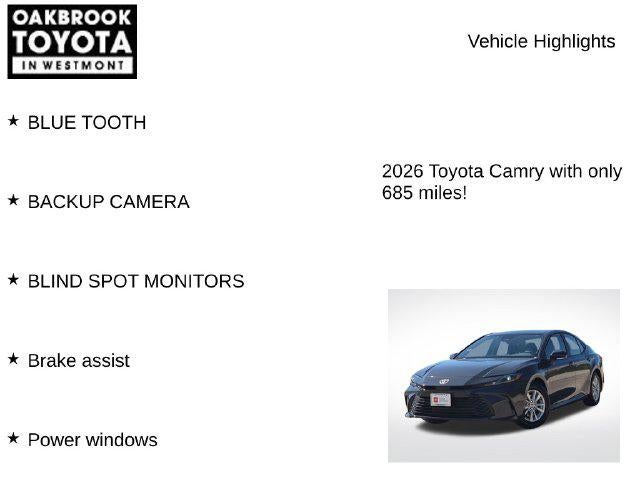 2026 Toyota Camry LE