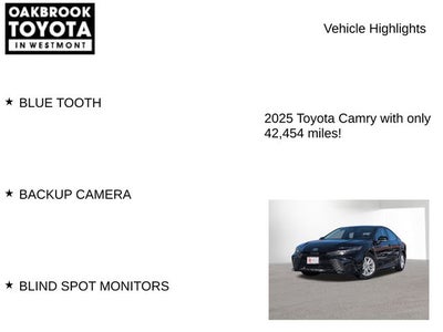 2025 Toyota CAMRY LE
